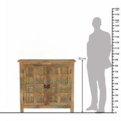 Guru Block Print Cabinet