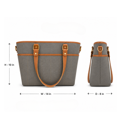 The Pebble & Amber Everyday Structured Tote