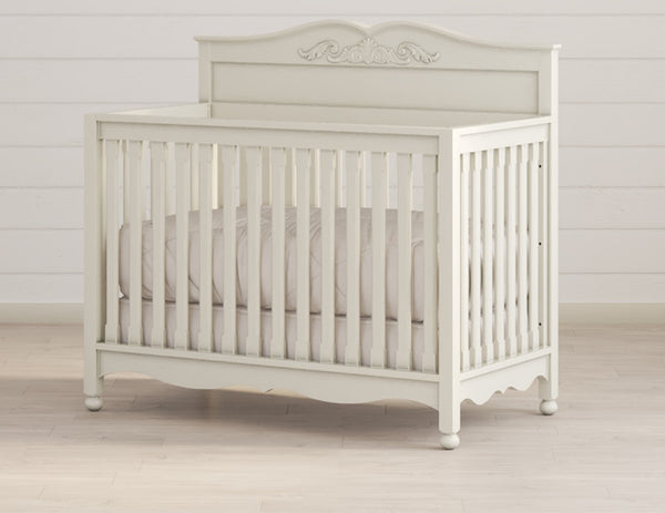 Carved Rectabgle baby crib
