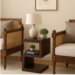 Henry Sheesham Wood Z-Shaped Side Table