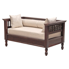 Wooden Carved Gili 2 Seater Sofa