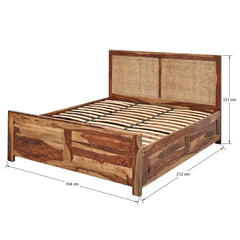 Anandi Kom Cane Queen Bed