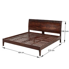 Anasuya Carved Queen Bed