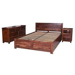 V Groove Queen Bed