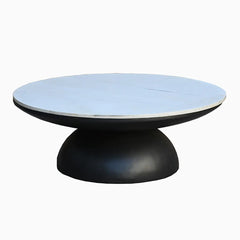 IRON/ MARBLE TOP COFFEE TABLE