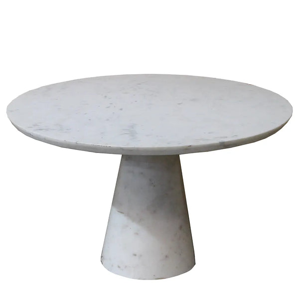 ROUND MARBLE LAMP TABLE